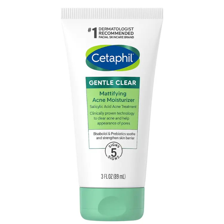 CETAPHIL GENTLE CLEAR MATTIFYING ACNE MOISTURIZER 89ml