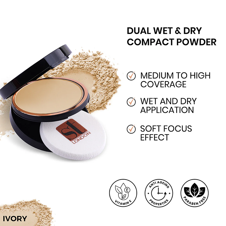 ST London - Dual Wet & Dry Compact Powder