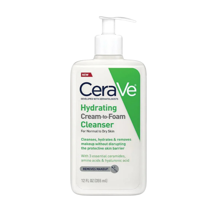 CeraVe Hydrating Cream To Foam Cleanser – 355ml