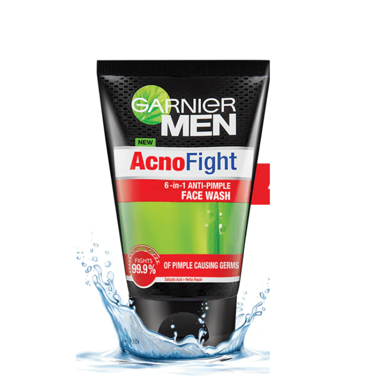 Garnier Men Turbo Bright 2-in-1 Brightening Facewash and Shaving Foam - 50ml