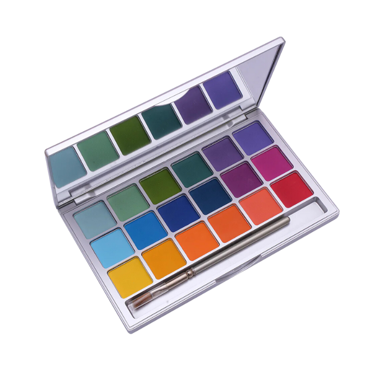 Kryolan - Glamour Glow Palette - 8 Colors Elegance