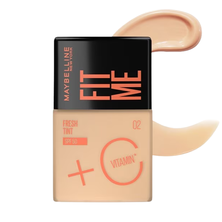 Maybelline Fit Me Fresh Tint Vit C + Spf 50- 30Ml- Shade 02