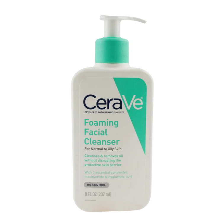 CeraVe Foaming Facial Cleanser – oil cleanser 237ml