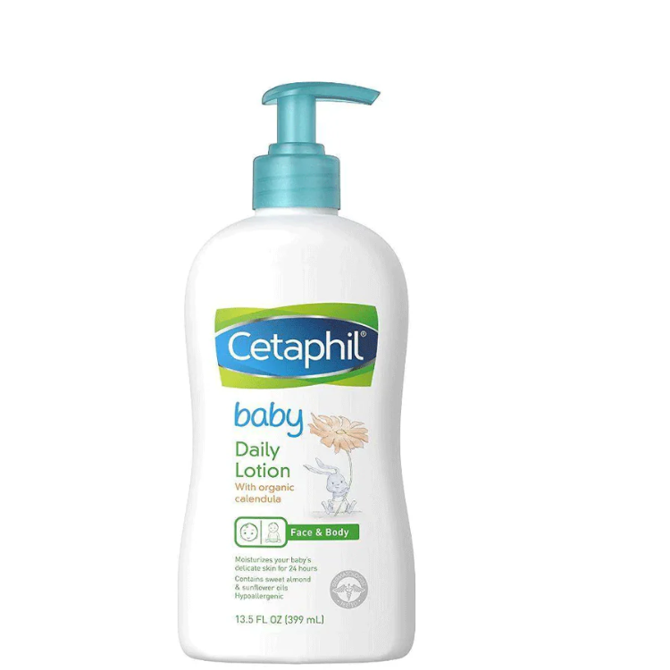 Cetaphil Baby Daily Lotion with Organic Calendula, 198ml