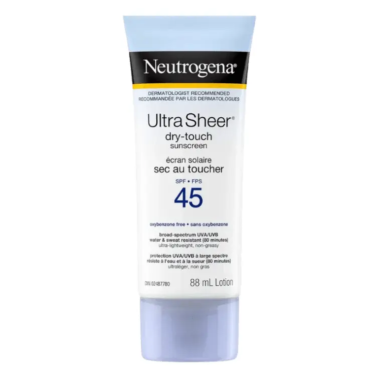 Neutrogena Sheer Zinc Sunscreen Broad Spectrum SPF 45