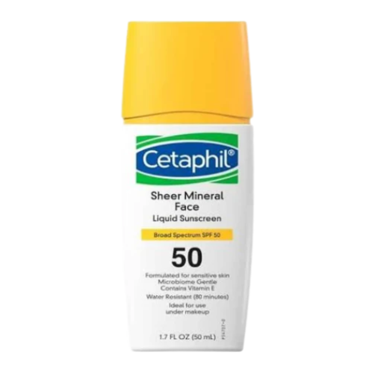 CETAPHIL SHEER MINERAL SUNSCREEN FACE LIQUID BROAD SPECTRUM SPF 50 expiry 12/23