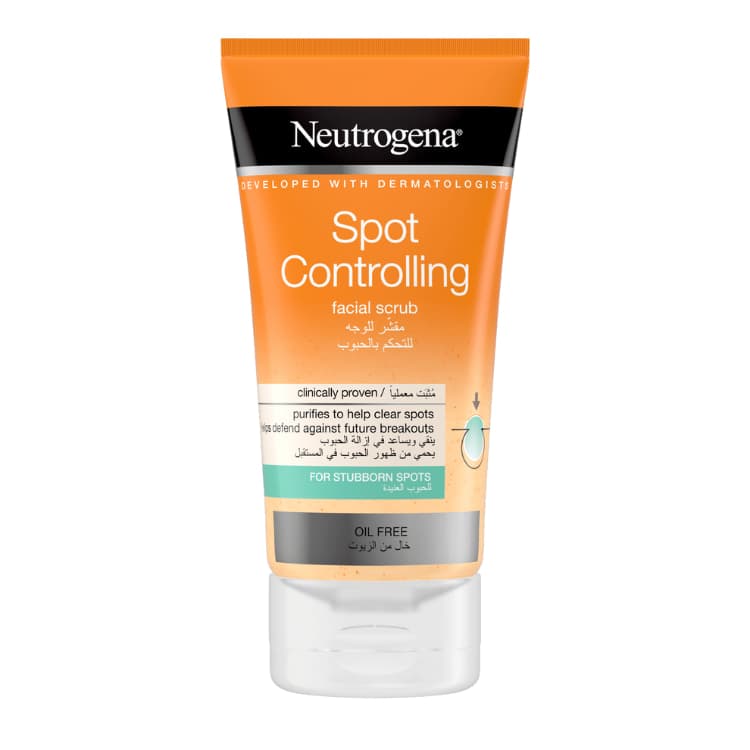 Neutrogena Face Scrub Spot Control (Clear & Protect Oil-Free, 150 ml)