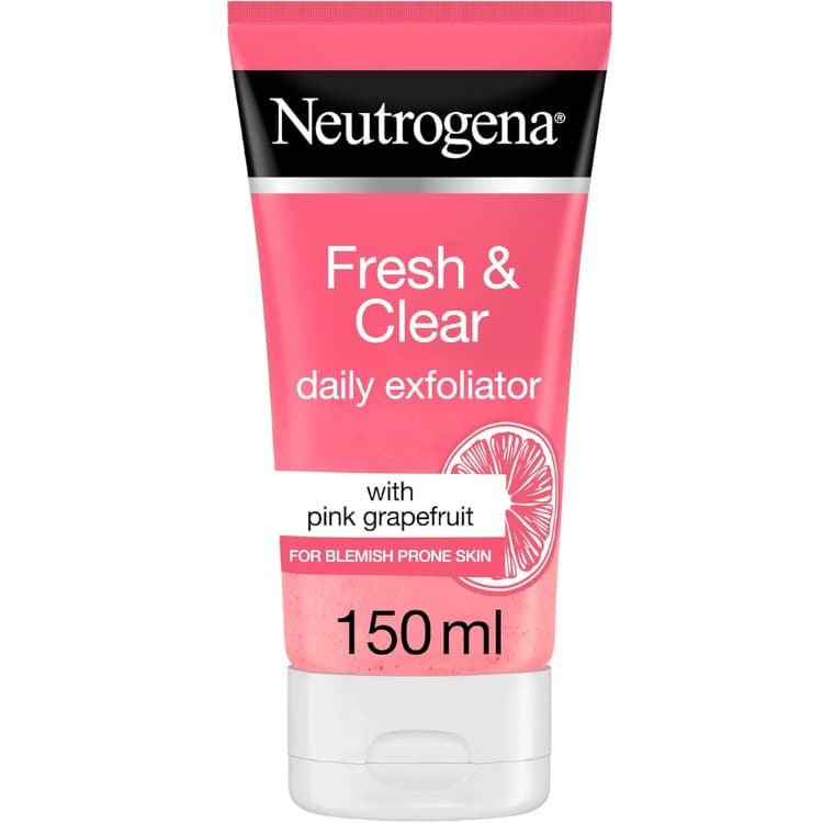 Neutrogena Fresh & Clear Facial Scrub (Pink Grapefruit, 150 ml)