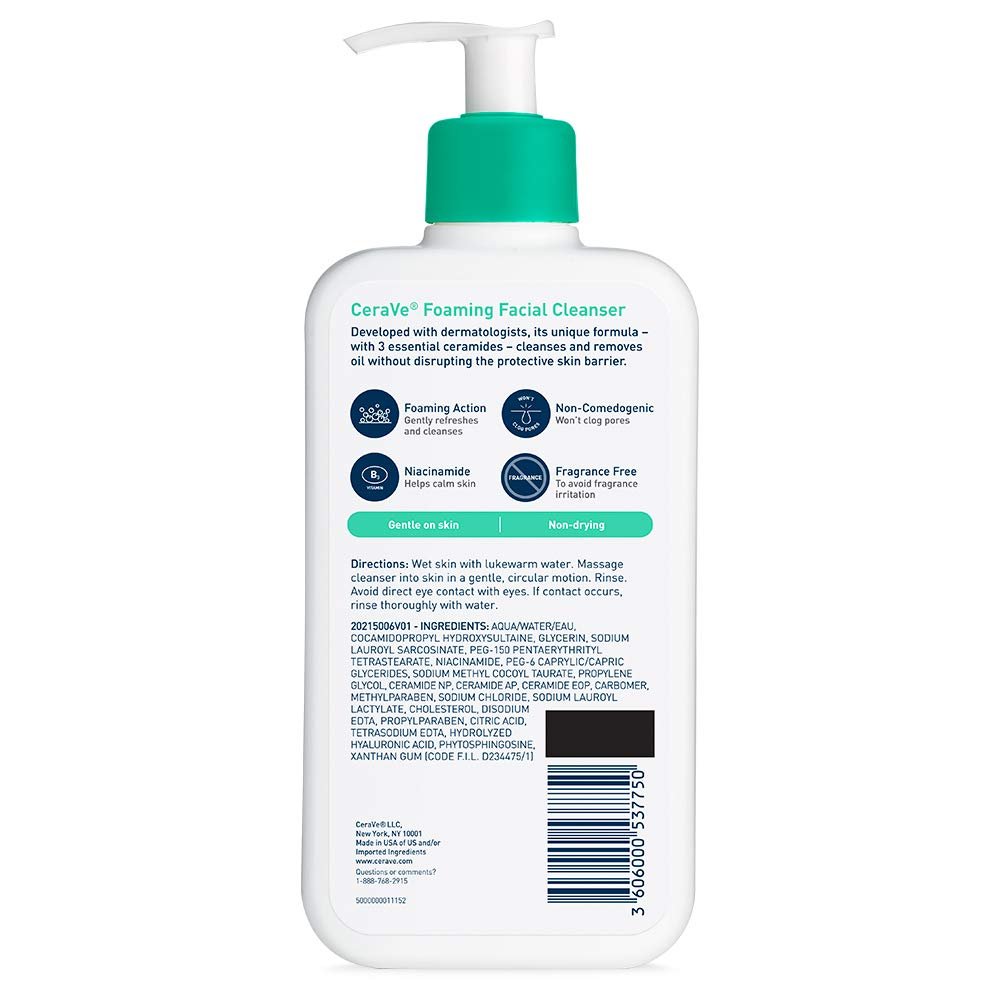 CeraVe Foaming Facial Cleanser – 473ml