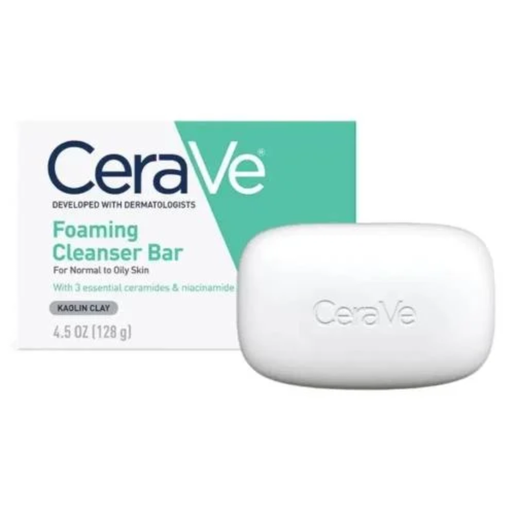 CeraVe Foaming Facial Cleanser Bar – 128G