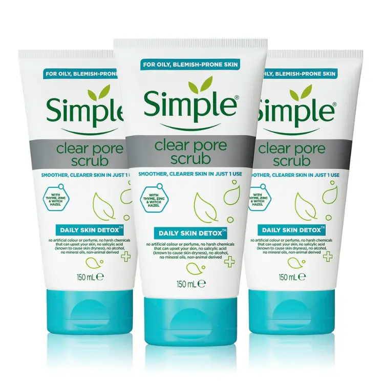 Simple - Daily Skin Detox Purifying gel Wash 150ml