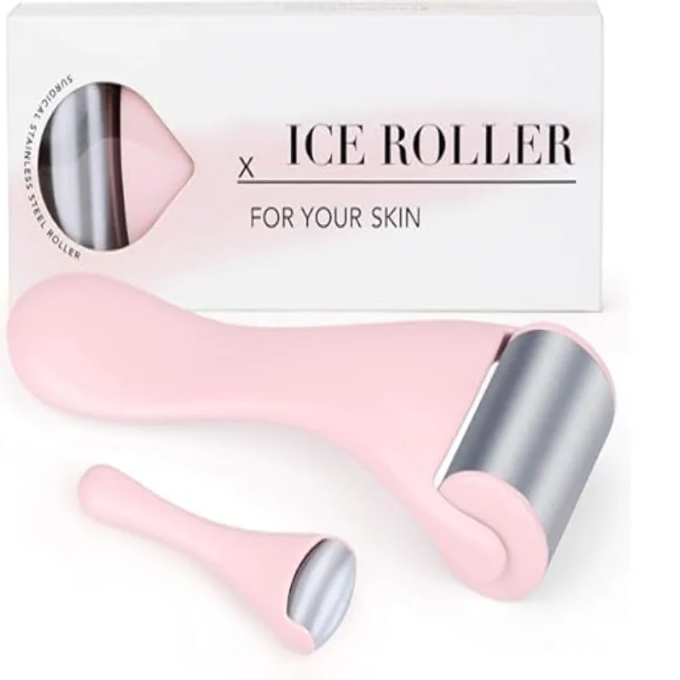 Ice Face Roller And Jade Roller Bundle