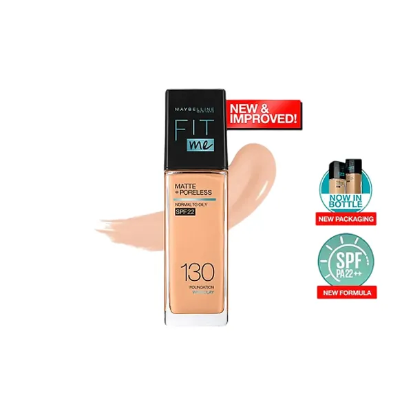 Maybelline Fit Me Matte + Poreless Foundation SPF 22 - Shade 130