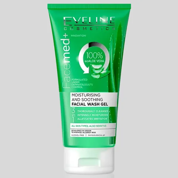 Eveline Facemed+ Face Wash Gel 150ml Aloe Vera