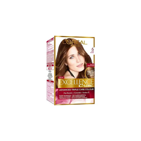 Loreal Excellence Creme Hair Colour #6 Dark Blonde