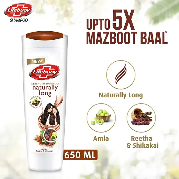 Lifebuoy Shampoo Naturally Long 650ml