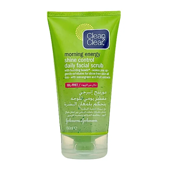 Clean & Clear Morning Energy Shine Control Daily Facial Scrub