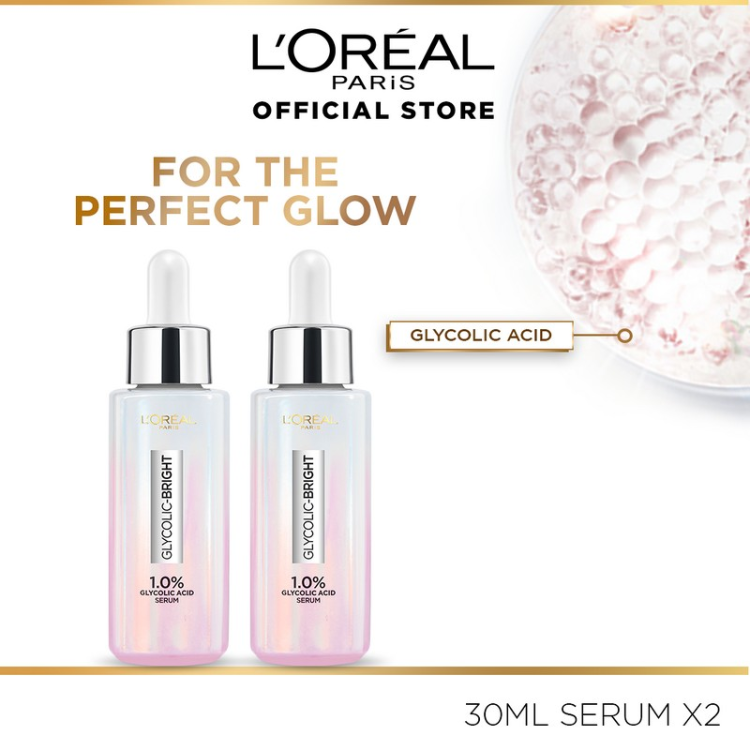 Loreal Paris Glycolic Bright Instant Glowing Face Serum – 30ml