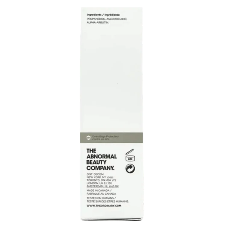 The Ordinary Ascorbic Acid 8% + Alpha Arbutin 2% Size – 30ml
