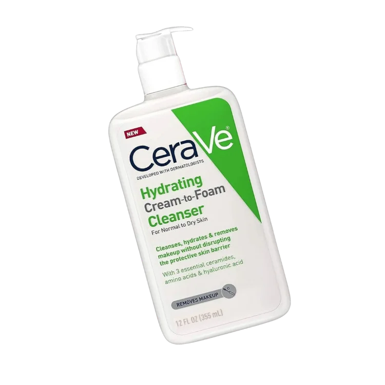 CeraVe Hydrating Cream To Foam Cleanser – 355ml