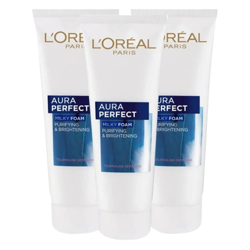 L\'Oreal Paris- Aura Perfect Milky Foam Face Wash- For Brighter Skin, 100 ml