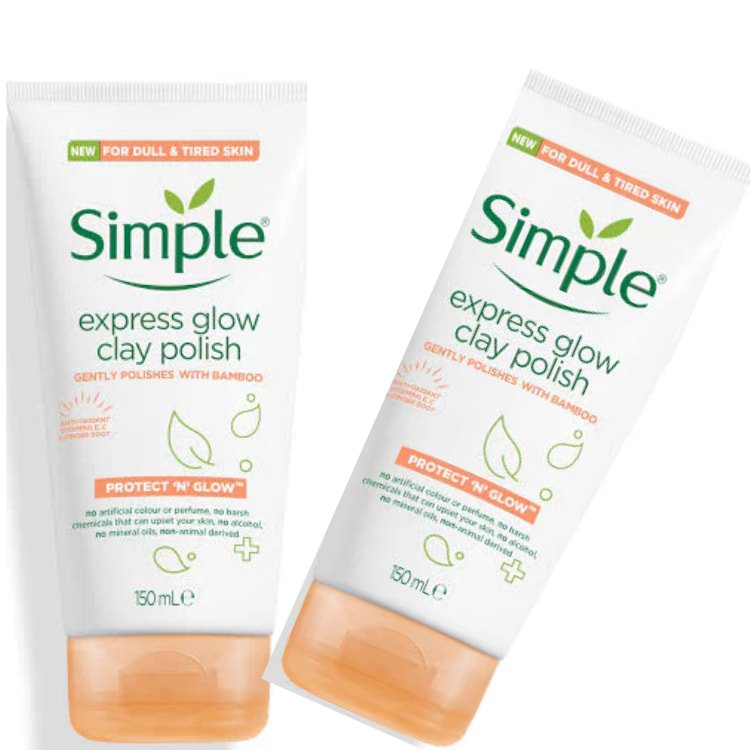 Simple Protect ‘n’ Glow express glow clay polish 150ml