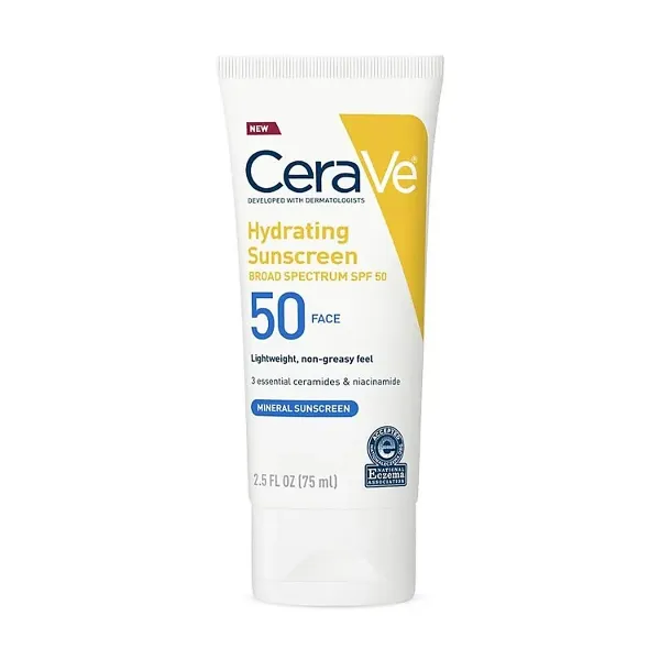 Cerave Hydrating Mineral Sunscreen SPF 50 Face Lotion