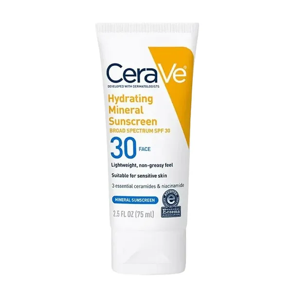 Cerave Hydrating Mineral Sunscreen SPF 30 Face Lotion