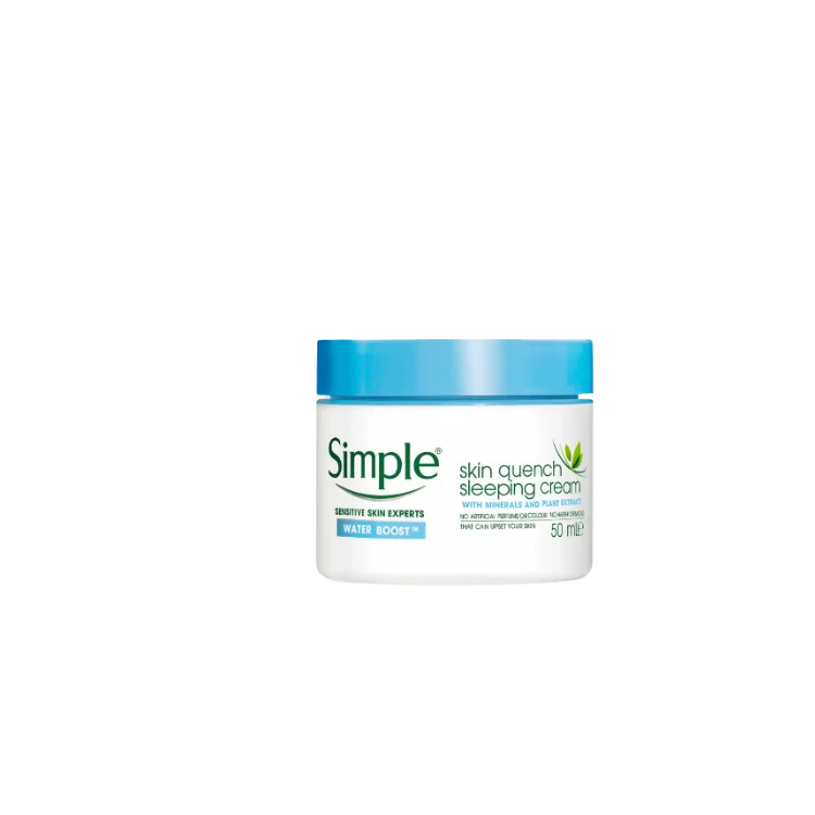 Simple Water Boost Skin Quench Sleeping Cream 50ml