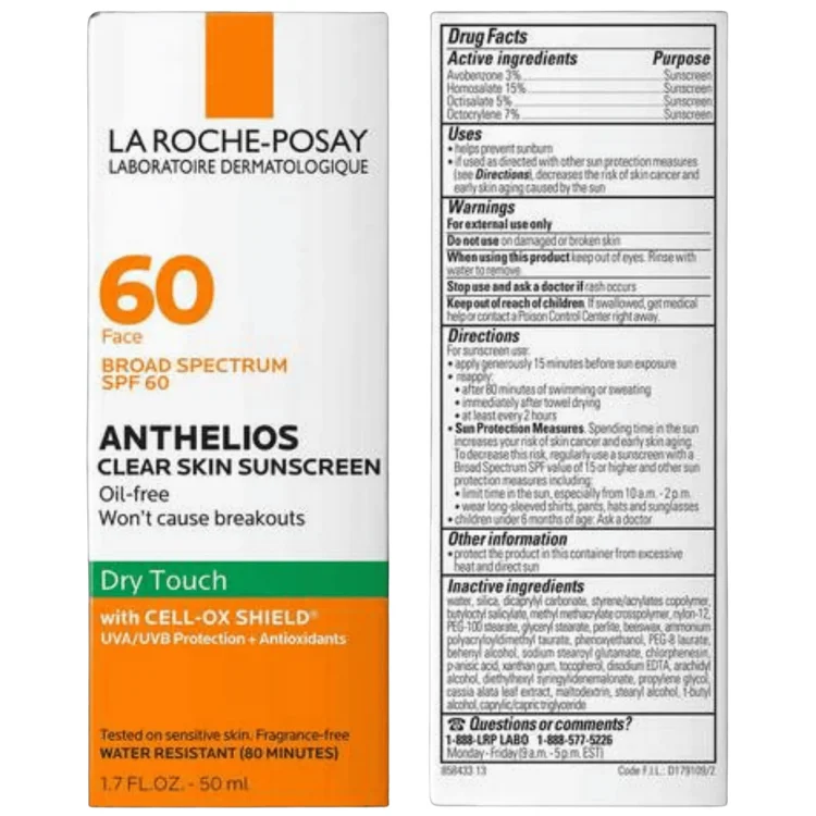 La Roche-Posay Dry Touch Sunscreen 60 SPF