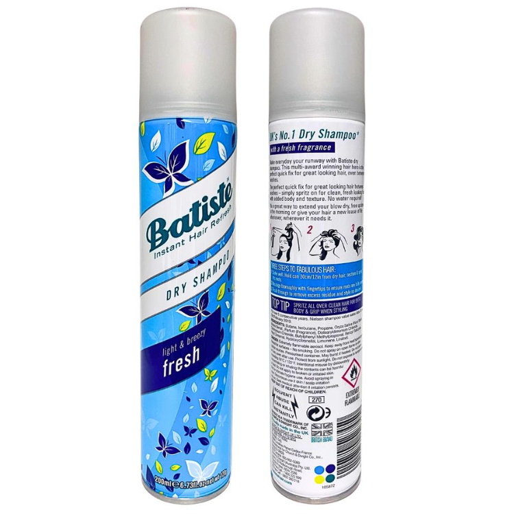 Batiste Fresh Dry Shampoo - 200ml