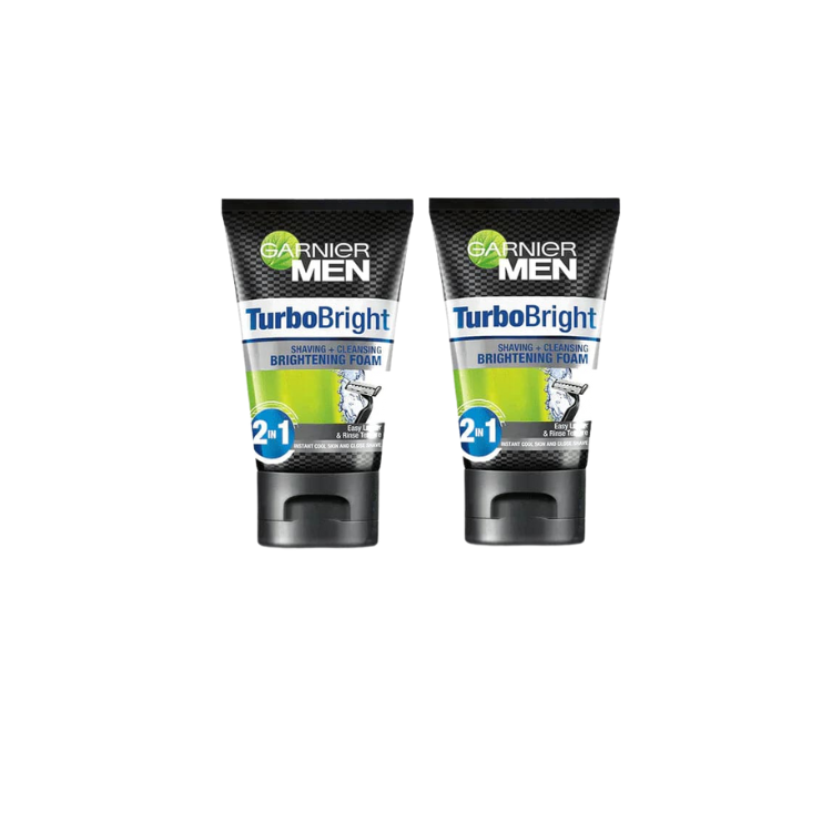 Garnier Men Turbo Bright Super Duo Foam 50 ml - For Brighter Skin