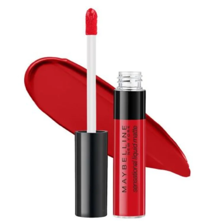 Maybelline New York- Sensational Liquid Matte Lipstick - 04 Easy Berry