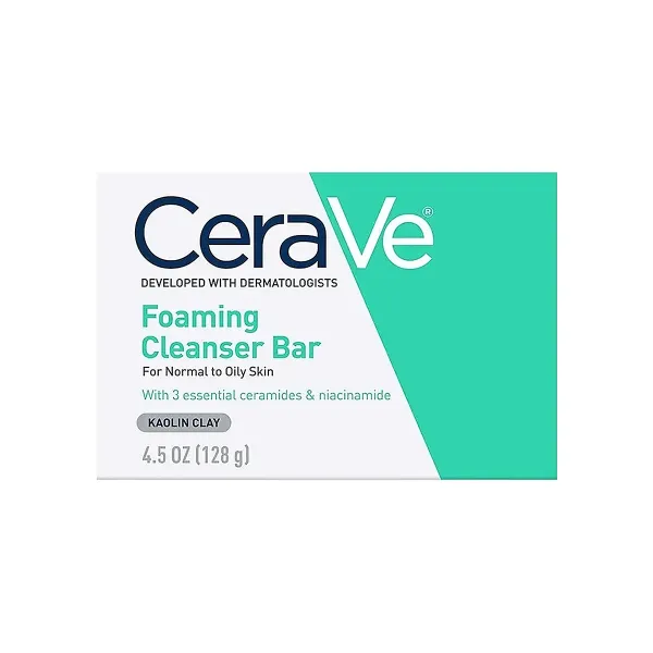 CeraVe Foaming Facial Cleanser Bar – 128G