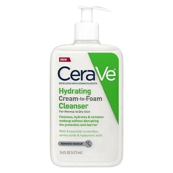 CeraVe Hydrating Cream To Foam Cleanser – 473ml
