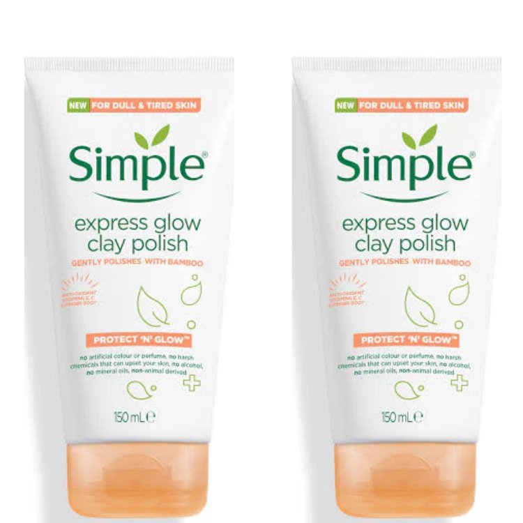 Simple Protect ‘n’ Glow express glow clay polish 150ml