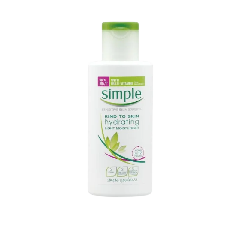 Simple hydrating light moisturiser Kind to skin 50ml