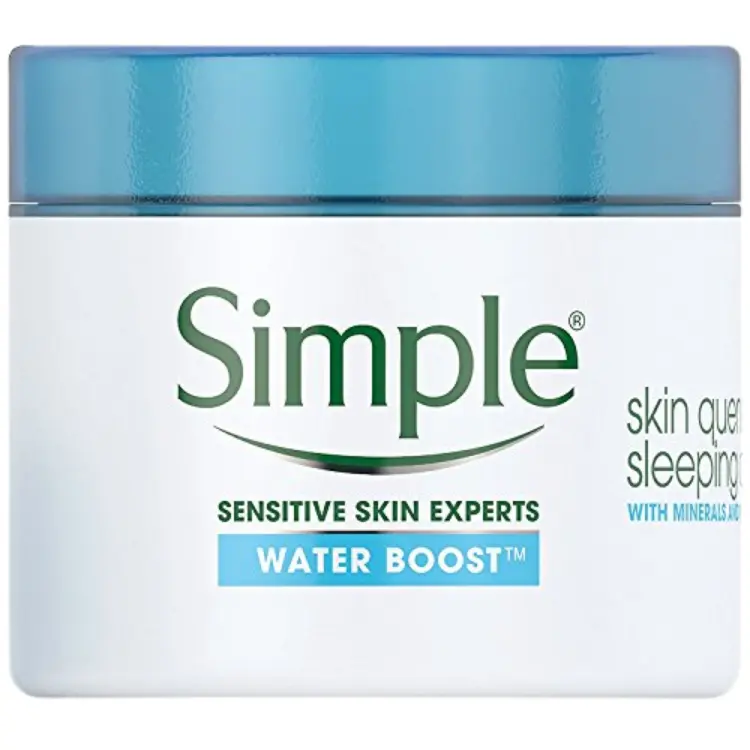 Simple Water Boost Skin Quench Sleeping Cream 50ml