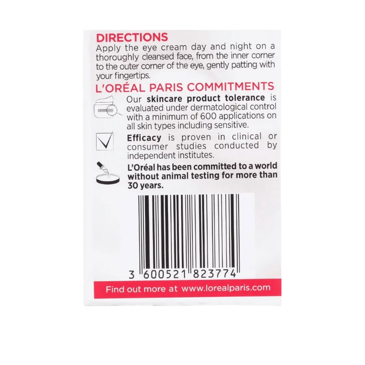 LOreal Paris Revitalift Classic Eye Cream 15ml