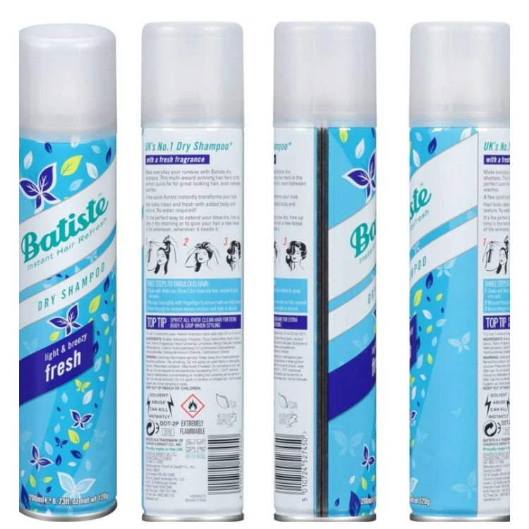 Batiste Fresh Dry Shampoo - 200ml