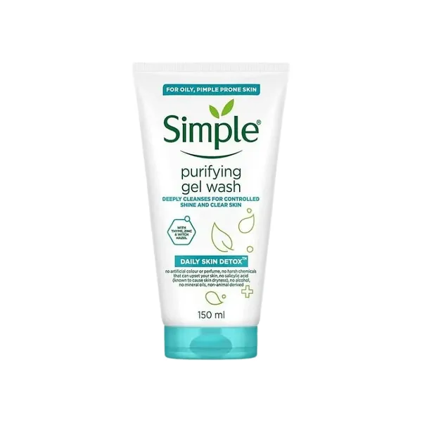 Simple - Daily Skin Detox Purifying gel Wash 150ml