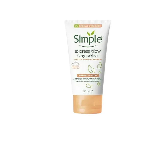 Simple Protect n Glow express glow clay polish 150ml