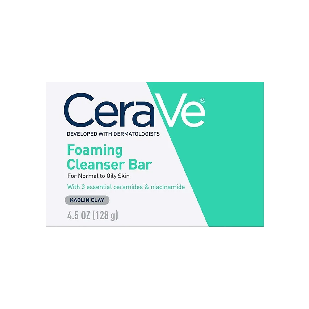 CeraVe Foaming Facial Cleanser Bar – 128G