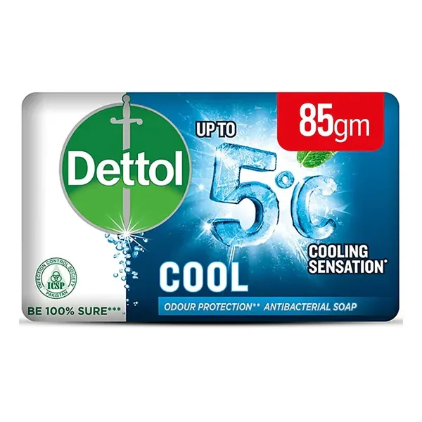 Dettol Antibacterial Soap Bar Effective Germ Protection Cool 85gm