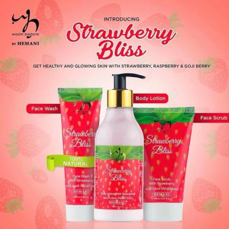 Hemani Strawberry Bliss Face Scrub