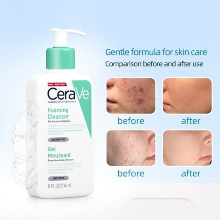 CeraVe Foaming Facial Cleanser – oil cleanser 237ml