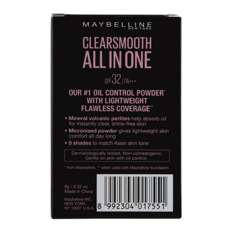 Maybelline clear smooth all in one powder