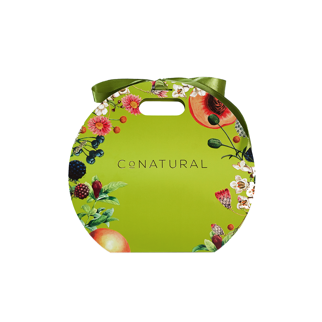Conatural Round Floral Gift Box