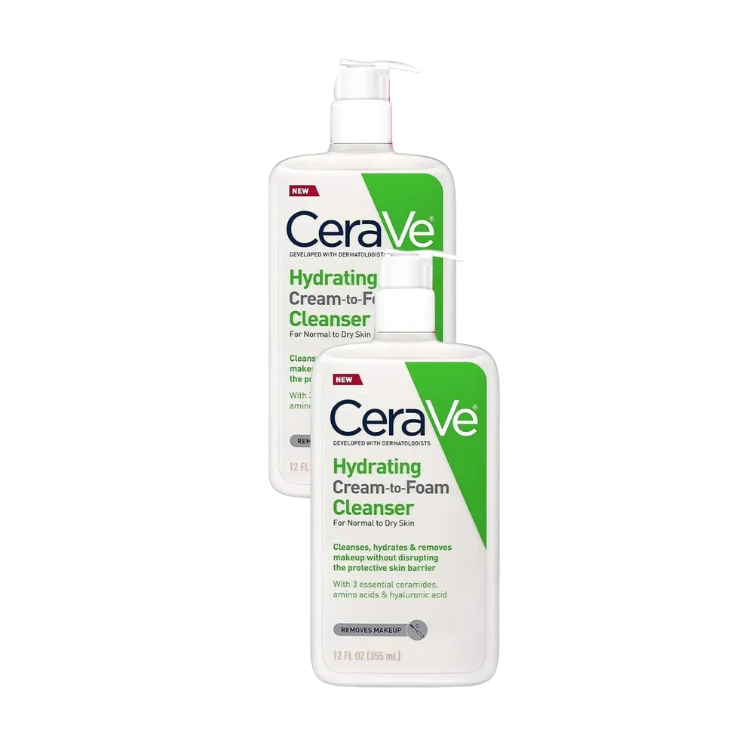 CeraVe Hydrating Cream To Foam Cleanser – 355ml