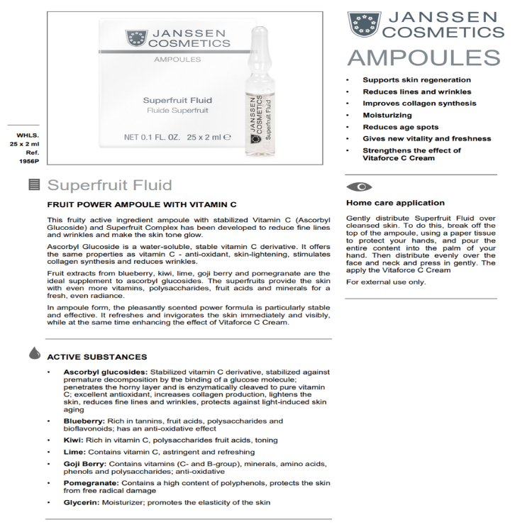 Janssen - Superfruit Fluid 7 x 2ml